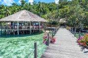 Tauchreise Indonesien | Papua Explorers Dive Resort | Stelzenbungalows in Raja Ampat