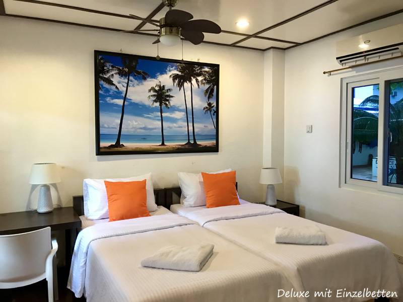 Tauchreise Philippinen (Malapascua Island) | Hippocampus Beach Resort | Deluxe-Zimmer mit Einzelbetten