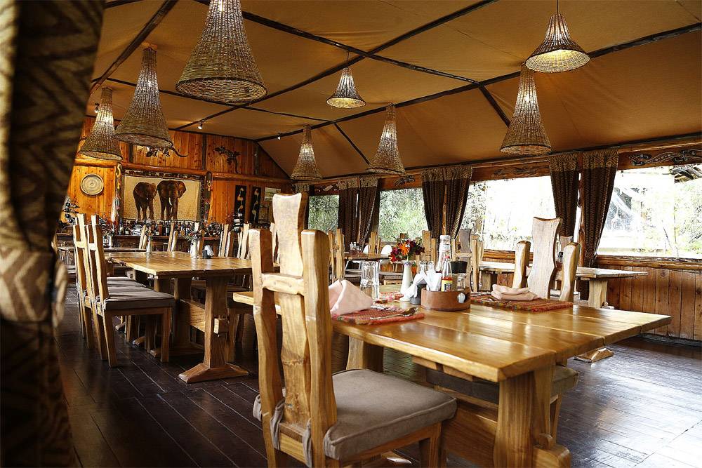 Tauchreise Kenia | Rhino Watch Safari Lodge | Restaurant