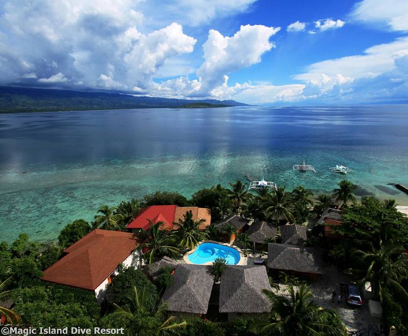 Tauchreise Philippinen |Cebu (Philippinen) | Magic Island Dive Resort | Resort Komplettansicht
