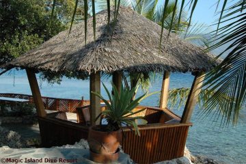 Tauchreise Philippinen |Cebu (Philippinen) | Magic Island Dive Resort | Terrasse am Meer