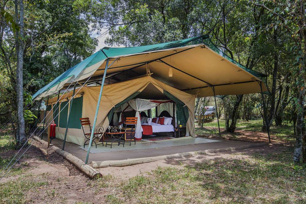 Tauchreise Kenia | Mara Legends Safari Camp (Nairobi) | Außenansicht Safari-Twinbettzelt