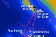Tauchsafari Mexiko | Socorro Aggressor Tauchschiff | Schiffsroute Sorocco - San José del Cabo