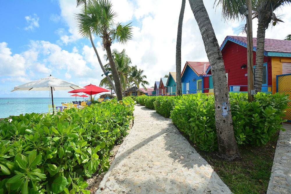 Tauchreise Bahamas | Compass Point Beach Resort | Strandbungalows