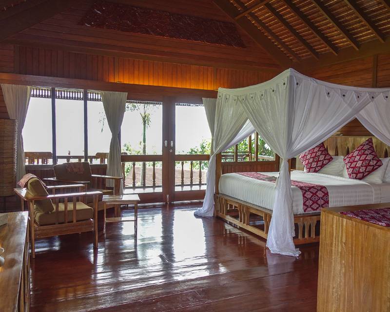 Tauchreise Sulawesi (Indonesien) | Bunaken Oasis Dive Resort and Spa | Doppelzimmer mit Veranda