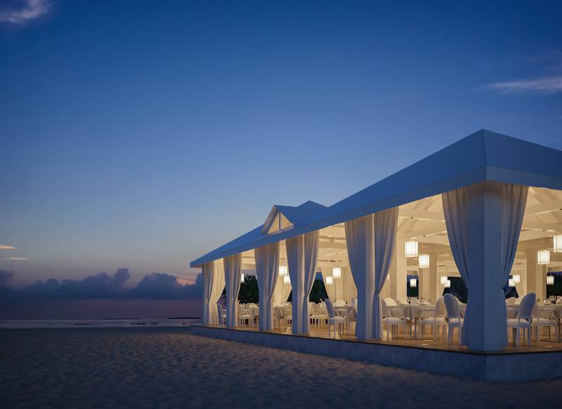 Tauchreise Malediven | Sandies Bathala Resort | Outdoor-Dinner