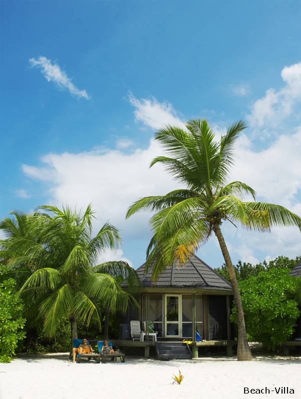 Tauchreise Malediven | Kuredu Island Resort & Spa | Beach-Villa