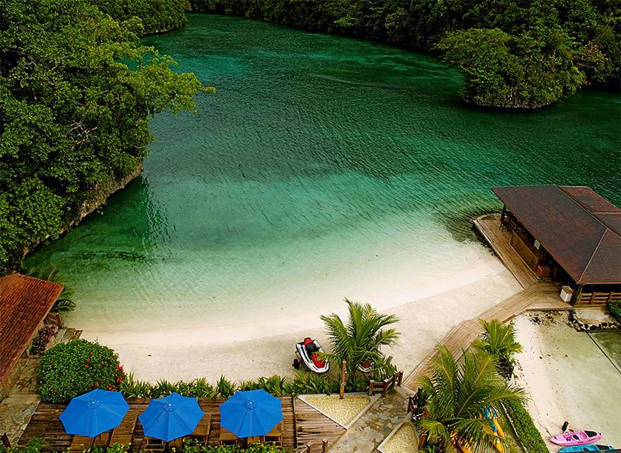 Tauchreise Palau | Sea Passion Hotel | Tropische Hotelanlage