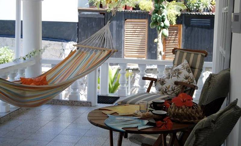 Tauchreise Seychellen (Mahé ) | Fantail und Bamboo Apartments | Privatterrasse