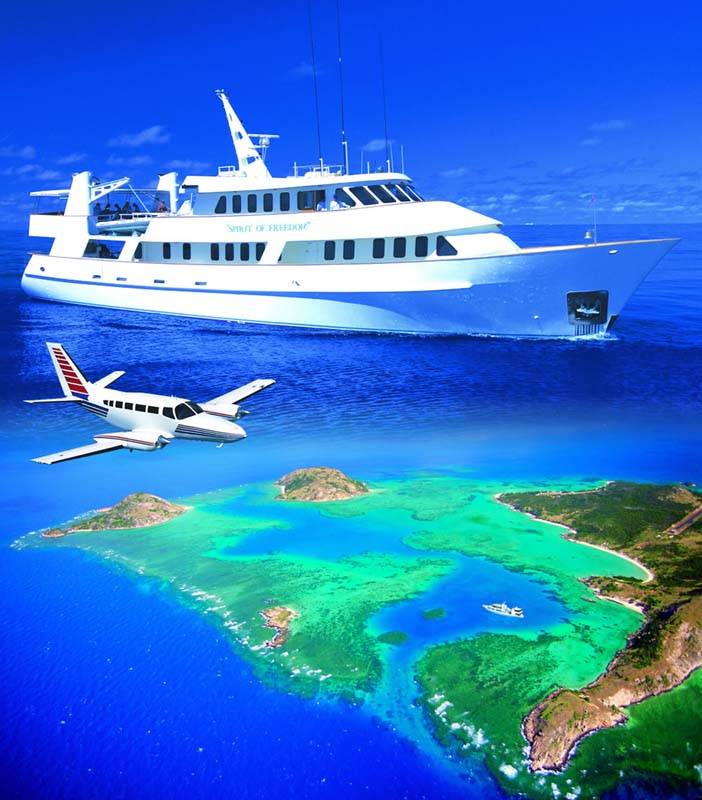 Tauchsafari Australien | Spirit of Freedom Tauchschiff | Überblick Coral Sea Region & Great Barrier Reef