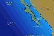 TTauchsafari Mexiko | Solmar V Tauchschiff | Karte der Schiffsroute: Mexiko, Guadaloupe, Socorro-Inseln