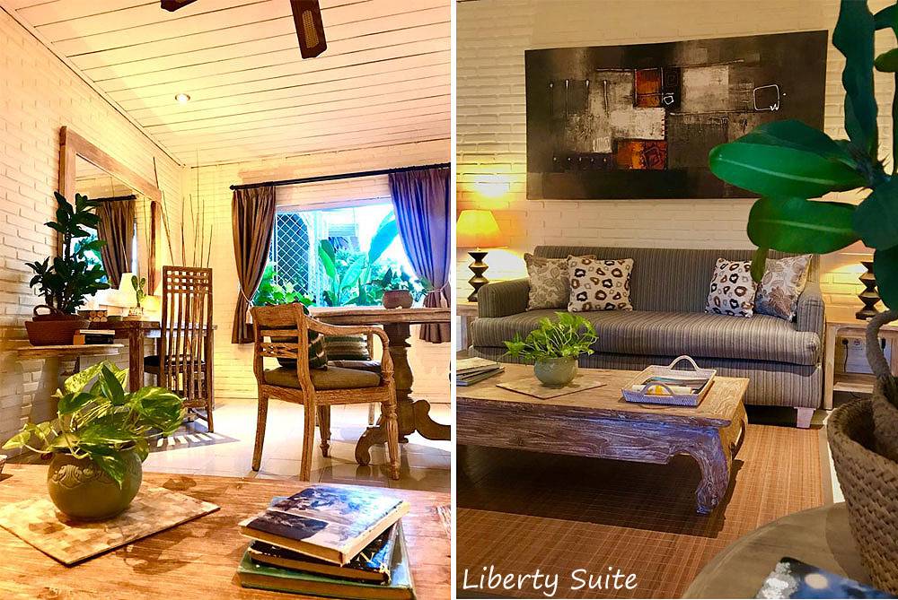 Tauchreise Bali | Bulambem Beach Resort | Liberty Suite Wohnzimmer