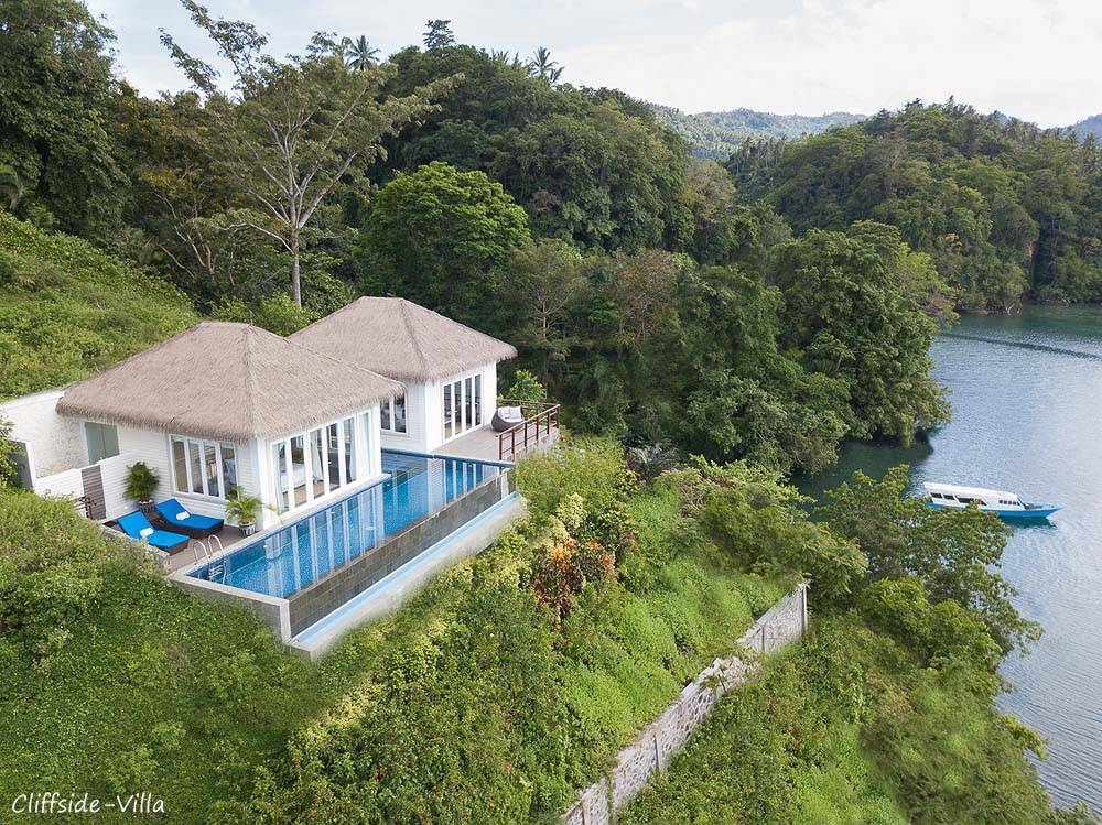 Tauchreise Indonesien (Sulawesi) | Lembeh Resort Dive Resort & Spa | Cliffside-Villa mit Privatpool