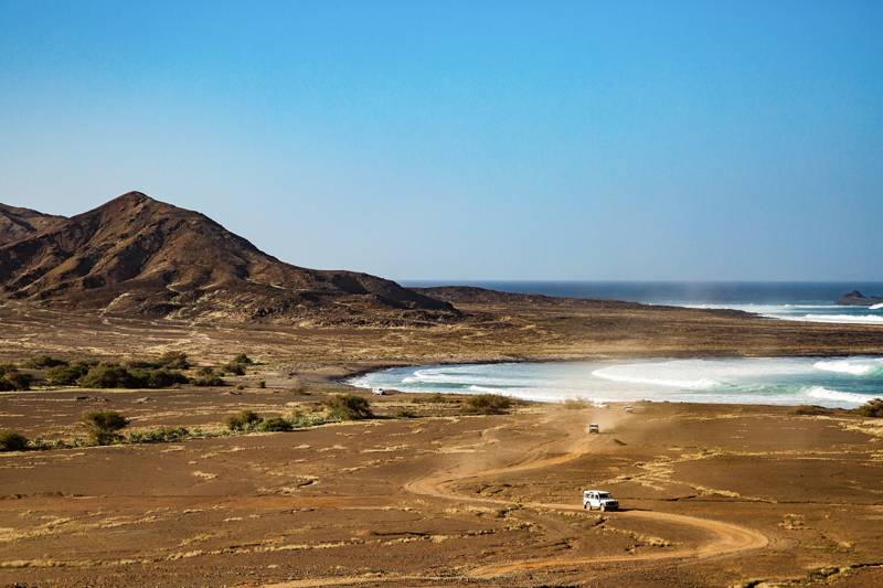 Tauchreise  Boa Vista (Cabo Verde) | Tauchbasis ScubaCaribe - Diving & Water Sports | Karge Landschaft