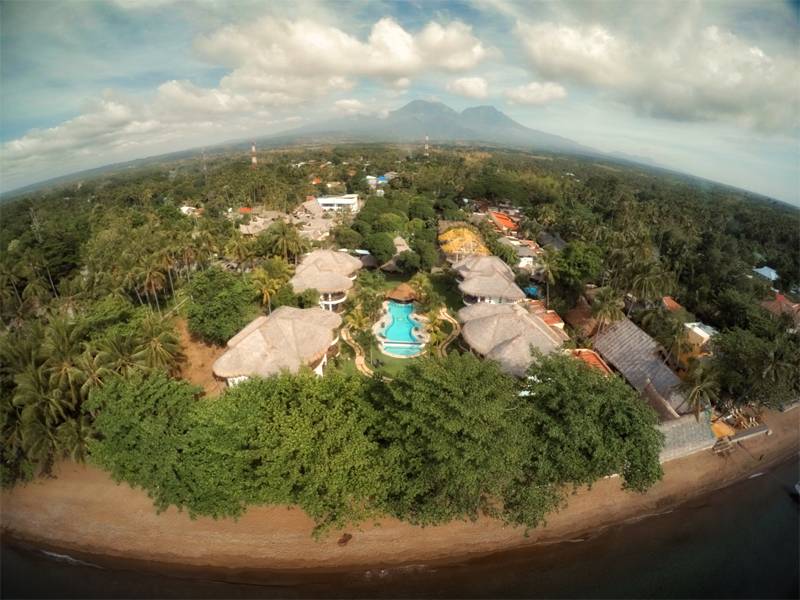 Tauchreise Philippinen (Negros Oriental) | Vida Homes Condo Resort | Appartmentanlage von oben