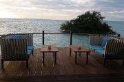 Tauchreise Indonesien/Maratua |  Virgin Cocoa ~ Tropical Hideaway Island Resort | Relaxterrasse