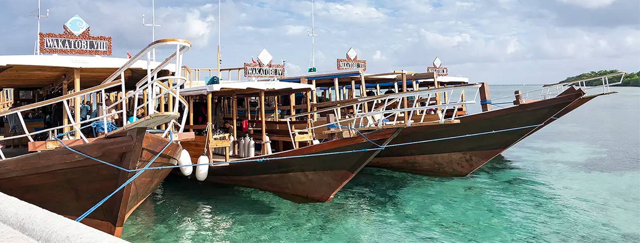 Wakatobi Dive Resort Tauchboote
