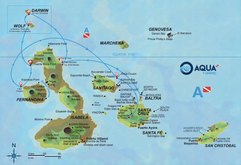 Tauchsafari Galapagos Aqua
